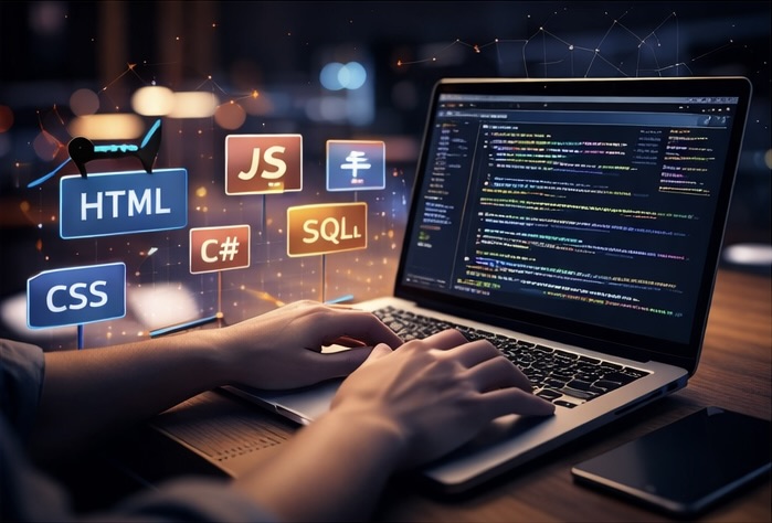 illustration of the learning path being followed